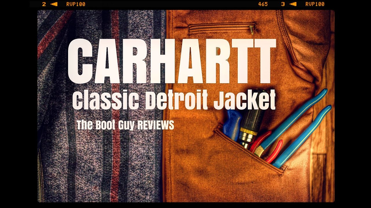 CARHARTT DUCK DETROIT JACKET | #J001 | The Boot Guy Reviews