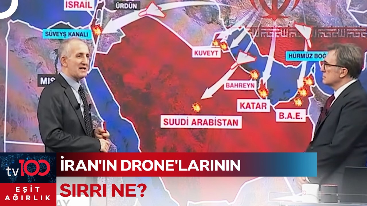 Emekli Kurmay Albay tv100'e Özel İran'ın Drone'larını Yorumladı | Eşit Ağırlık