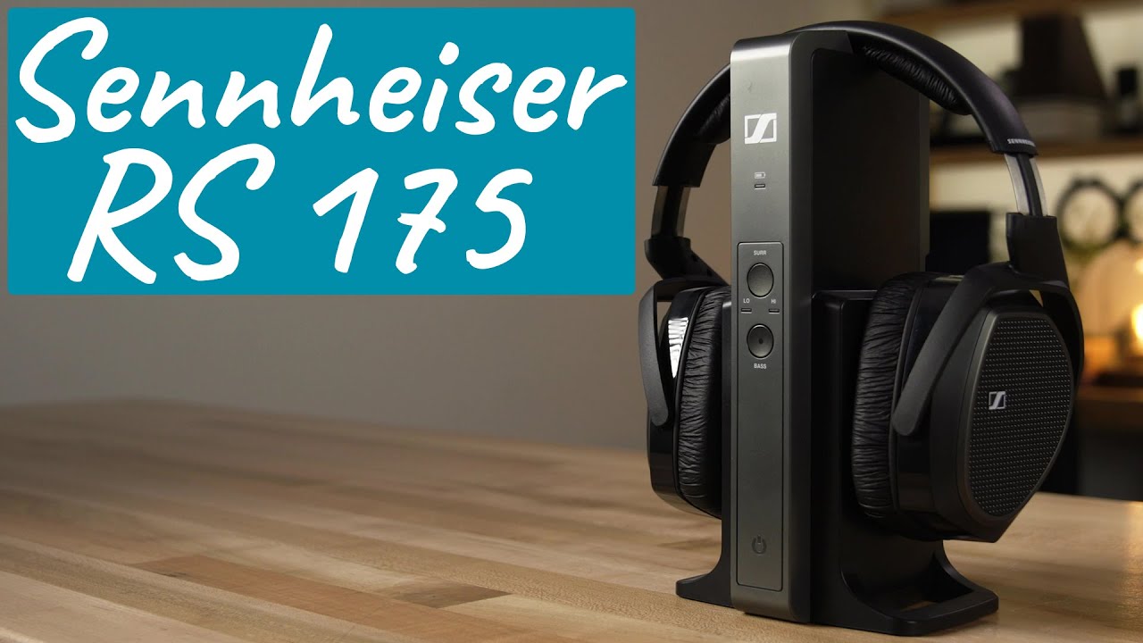 Sennheiser RS 175 wireless TV headphones with transmitter | Crutchfield