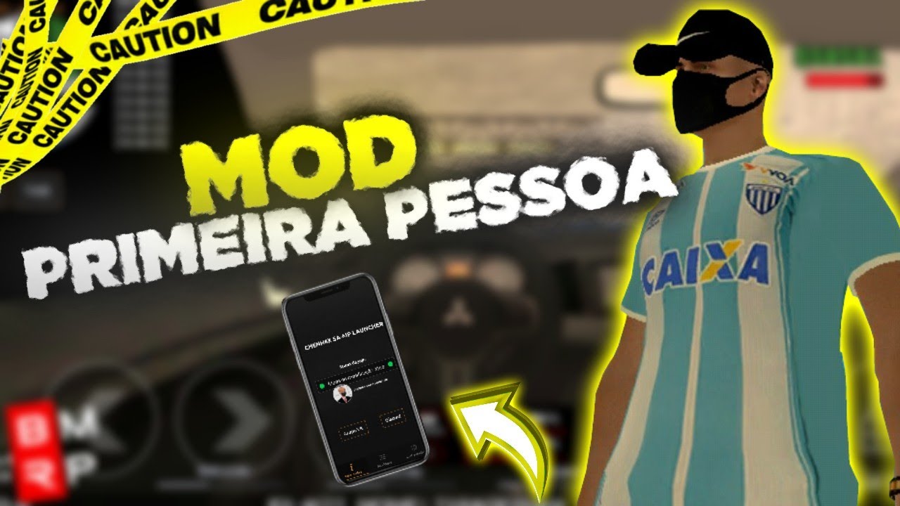 SAIUUUU!!!! 😍 | COMO COLOCAR MOD DE PRIMEIRA PESSOA NO SAMP LAUNCHER - GTA SAMP ANDROID