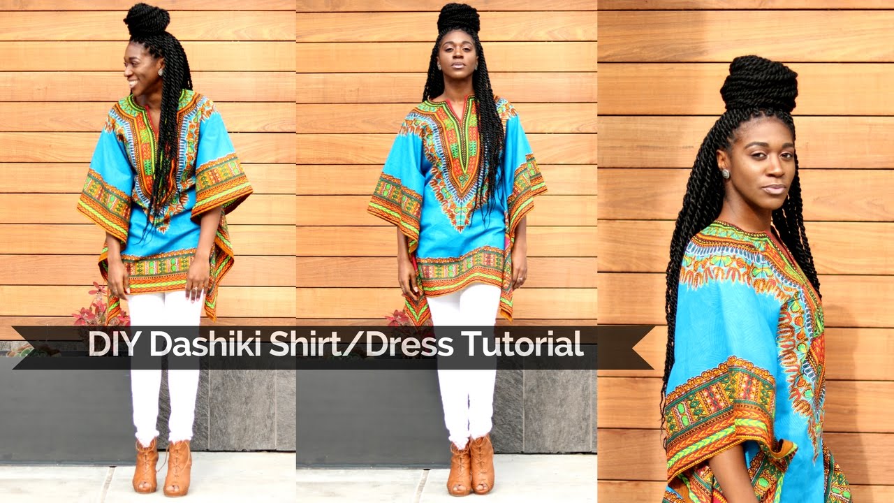 DIY Dashiki Shirt/Dress Tutorial