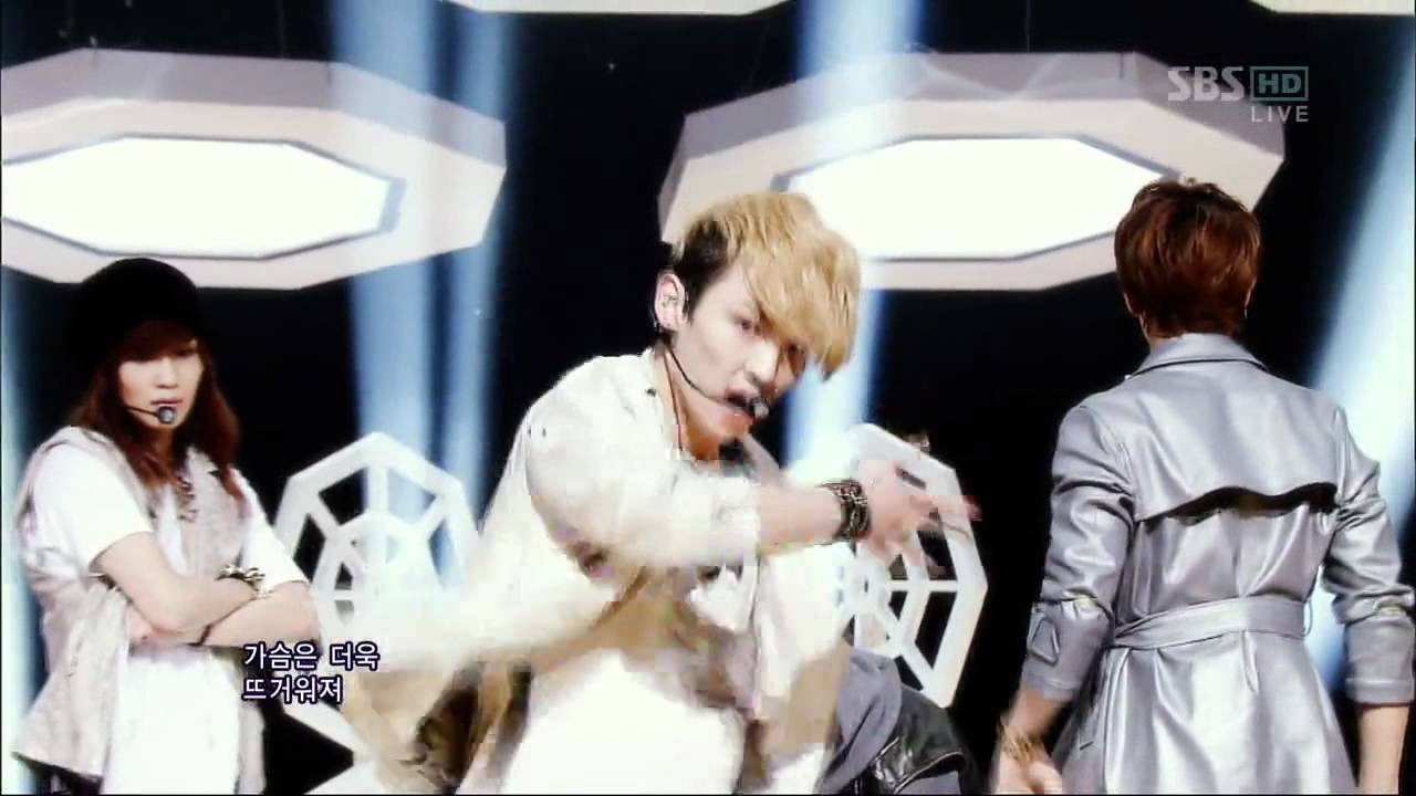 SHINee [Stranger] @SBS Inkigayo Популярная песня 20120325