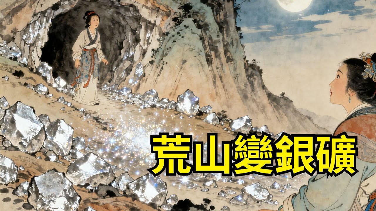 寡婦被趕出村住破廟，靠挖野草活命，意外喚醒山神，一夜之間荒山變銀礦！昔日欺她之人哭着送地契！#民間故事#故事頻道#感人故事#情感