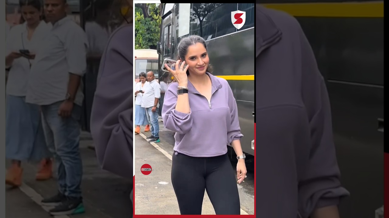 Sania Mirza Spotted Today for Shoot 😍 #shorts #bollywood #saniamirza | SKShowbiz