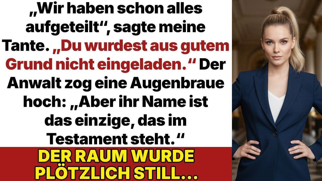 Meine Familie schloss mich aus dem Testament meiner Oma aus, der Anwalt sah das anders!