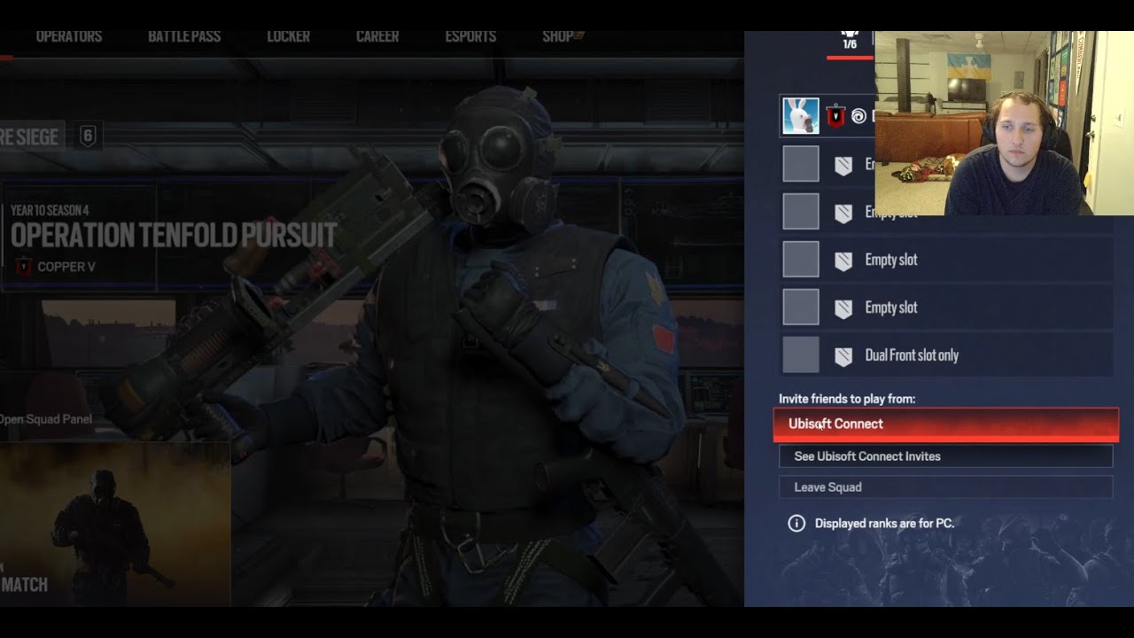 Serenading my friend EVERY time I die in Siege