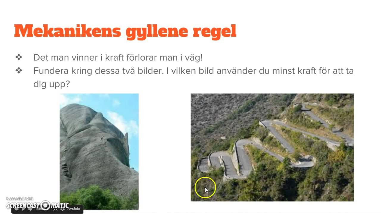 Krafter- friktion och enkla maskiner