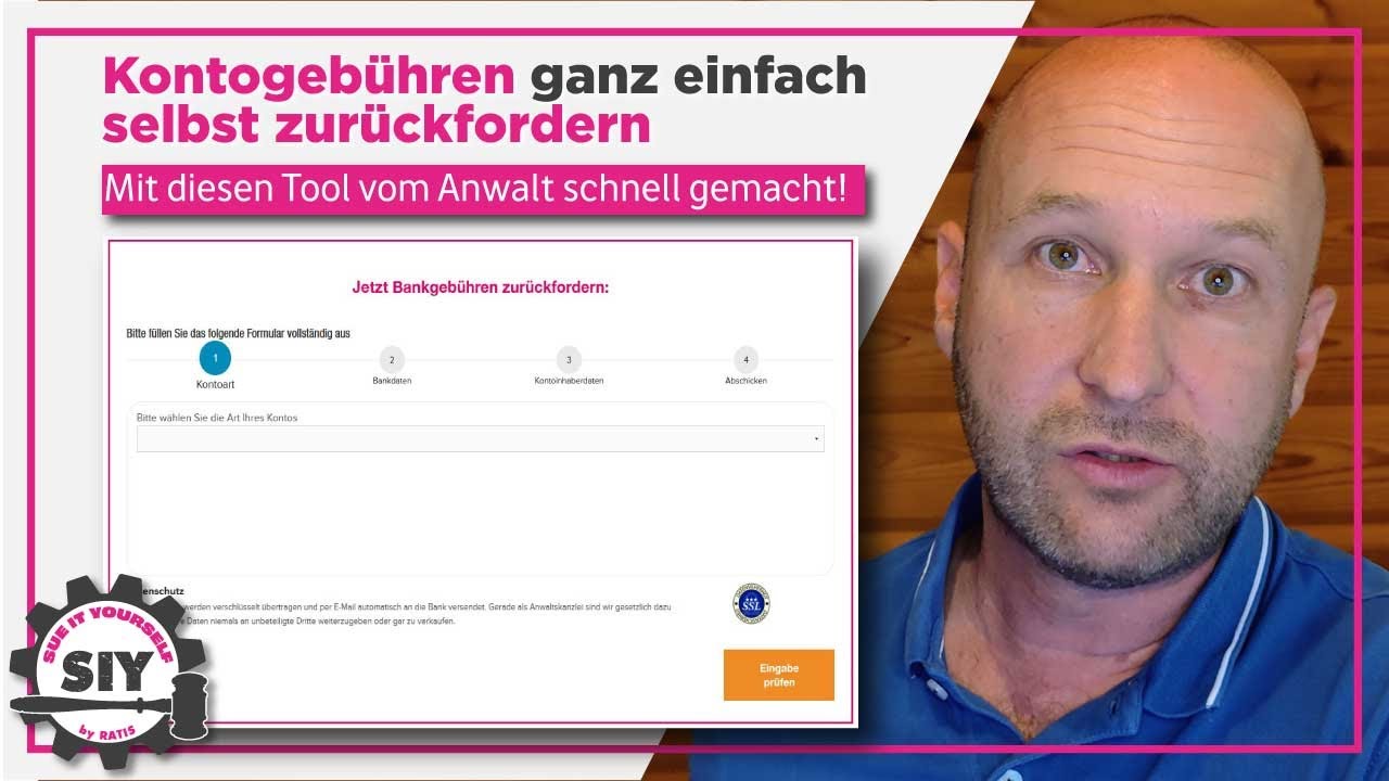 Kontogebühren zurückfordern: Mit diesem Musterschreiben vom Anwalt ganz simpel | SUE IT YOURSELF