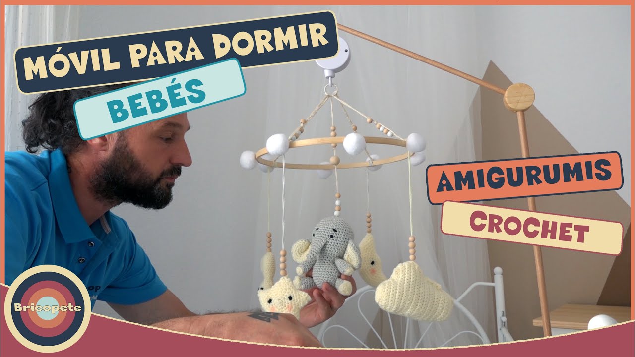 Cómo hacer un MÓVIL PARA LA CUNA del bebe