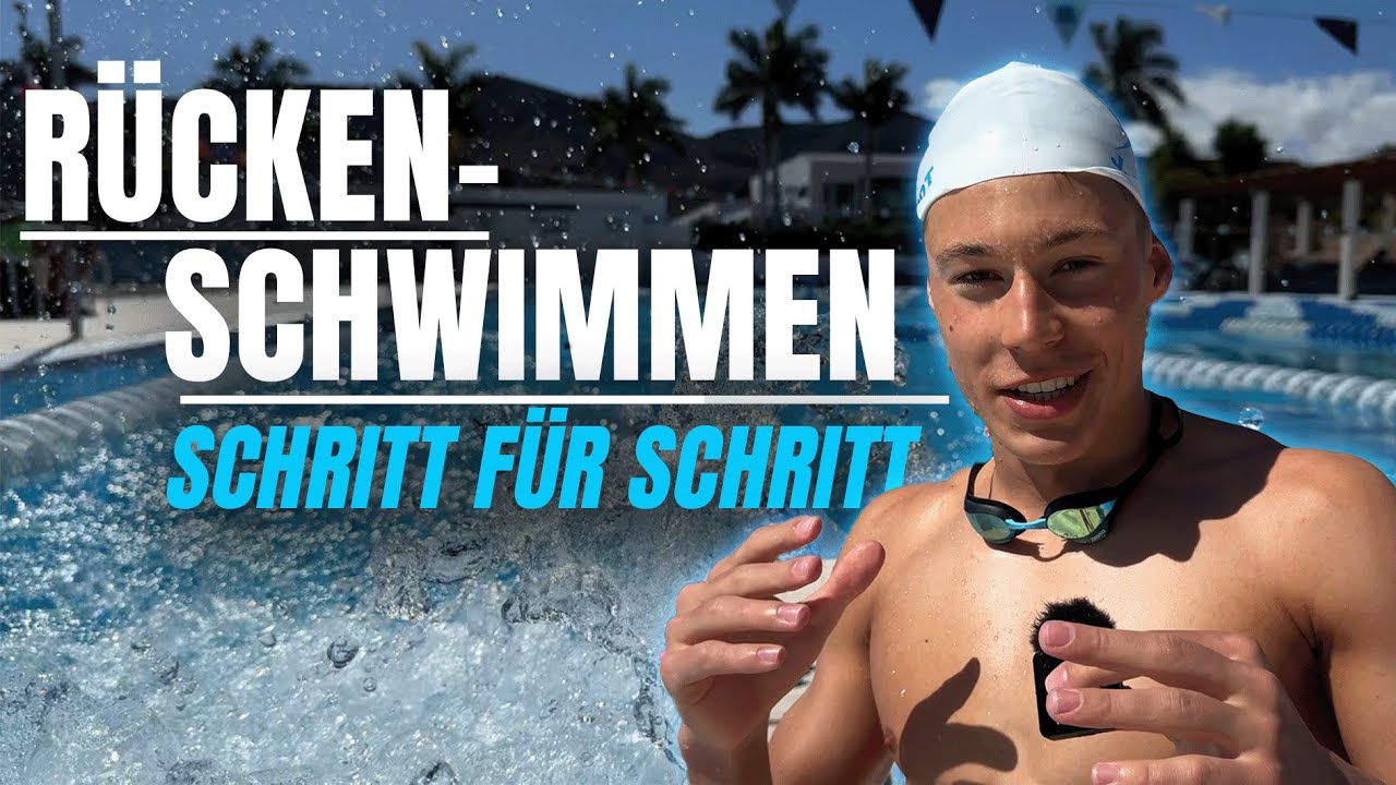 Rückenschwimmen lernen in 10 Minuten💨 - Der SCHNELLSTE & EFFEKTIVSTE Weg! | triswim Tutorial