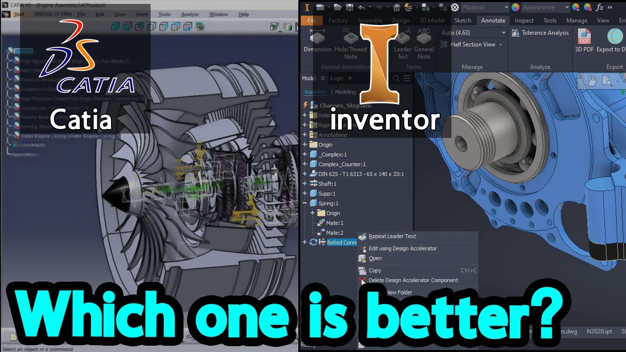 CATIA или Inventor | Что лучше?