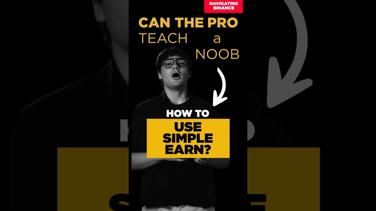 Binance Simple Earn: Can the Pro Teach a Noob? #Crypto