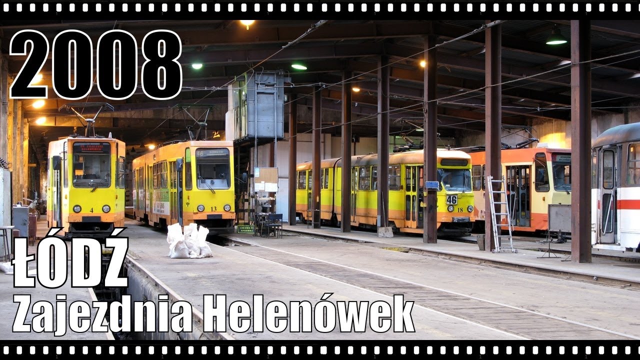 Łódź. Zajezdnia tramwajowa Helenówek; 2.02.2008 r.