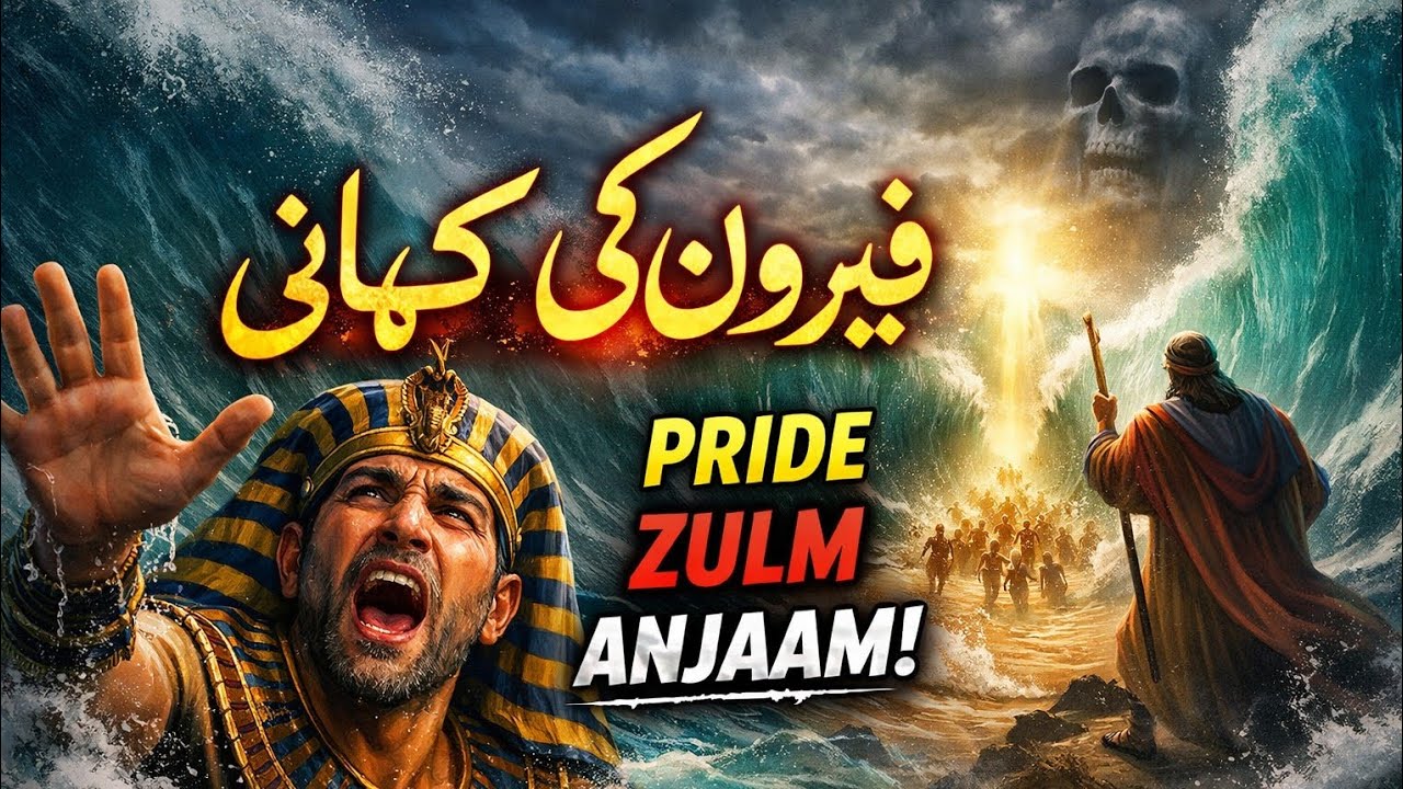 فیرون کا غرور، ظلم اور انجام | سمندر میں غرق ہونے والی سچی کہانی