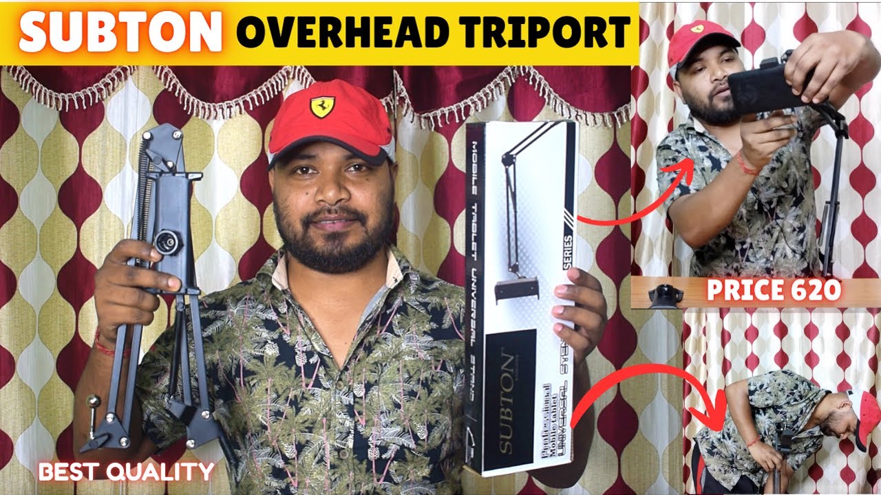 [2025] Overhead Phone Tripod Stand Review🔥 Best Quality ₹620| Worth It or Waste of Money?