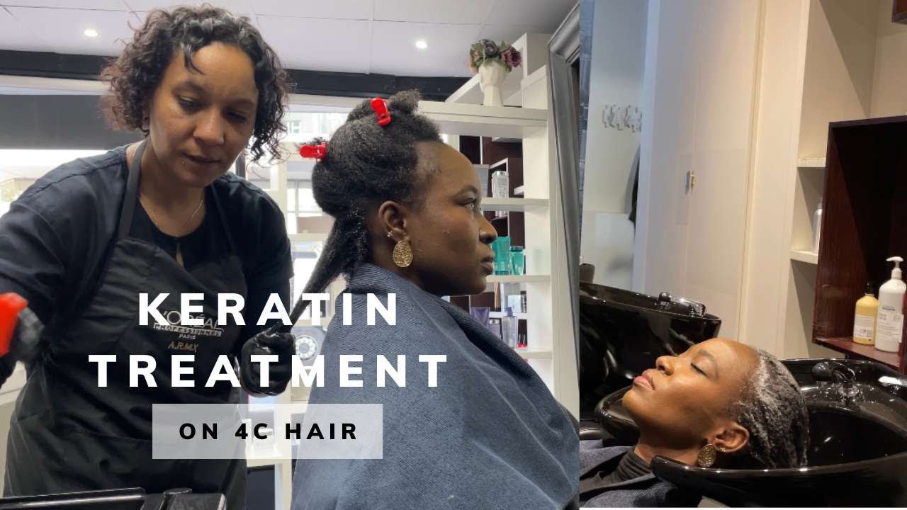 Keratin Treatment on 4C Hair