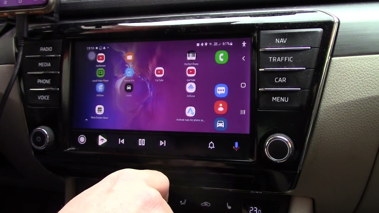 Android Auto 7.4. - Plné zrcadlení telefonu, YouTube, NetFlix, Fermata Auto, S2A, KyeBriq a WiFi AA!