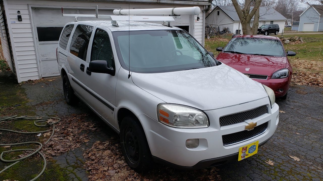 2008 chevy uplander cargo van review