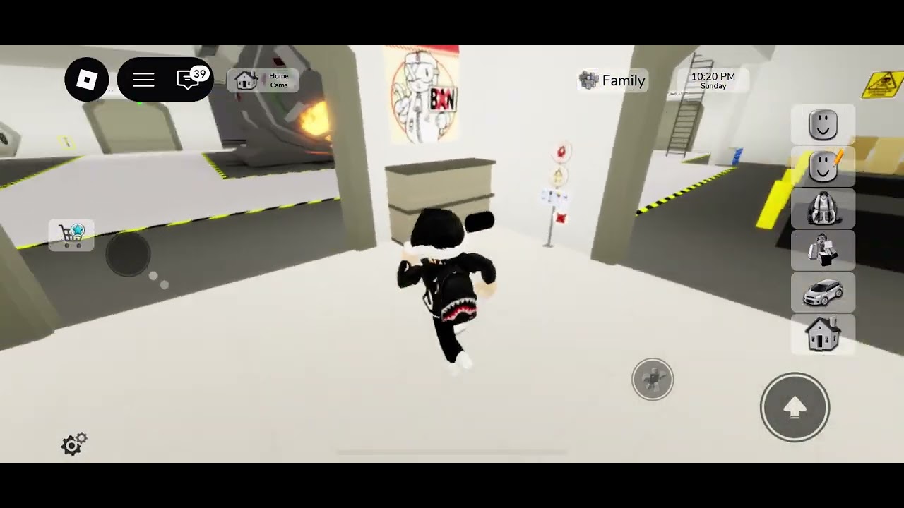 Playing Brookhaven in Roblox 