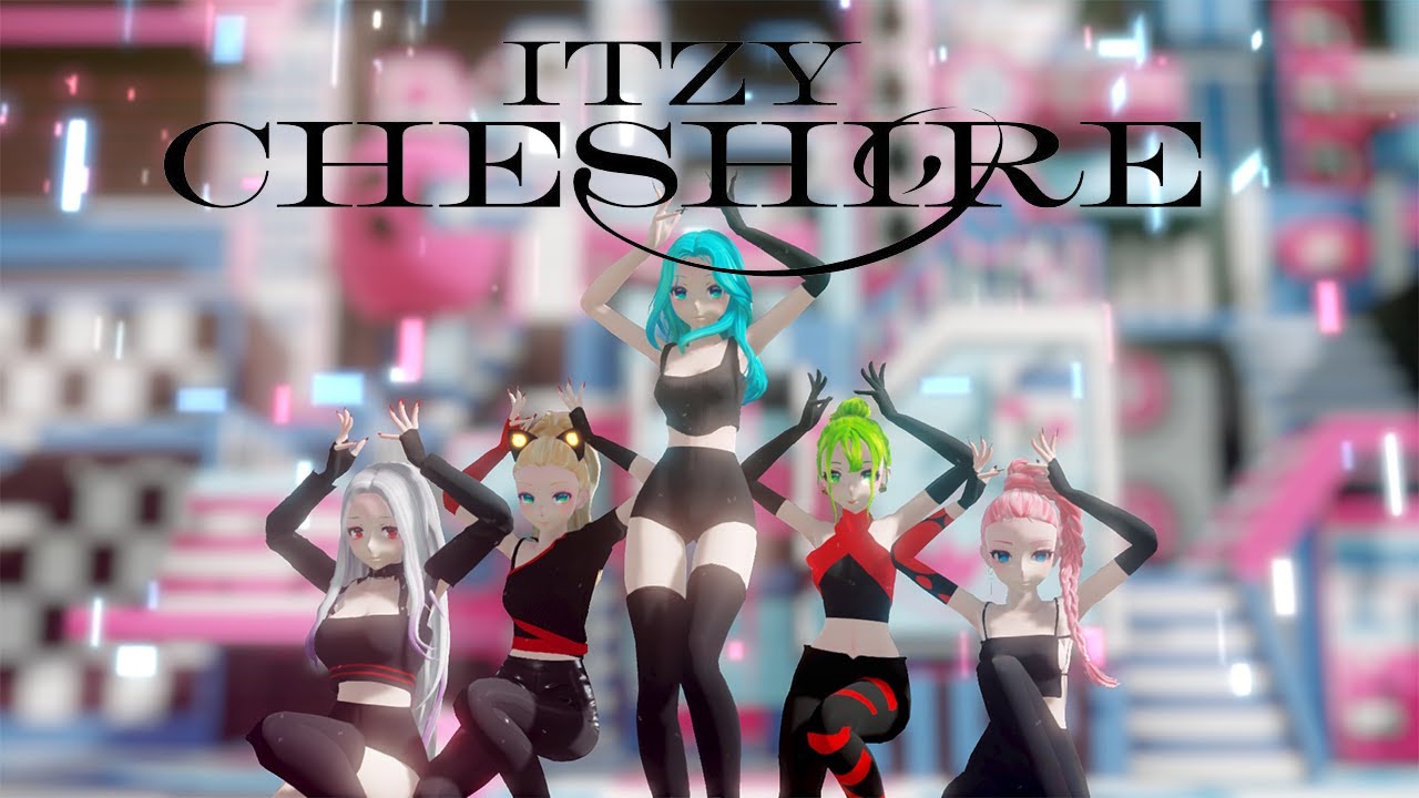 [MMD] Cheshire ITZY- MIKU, Luka, GUMI, Rin & Haku- Camera DL