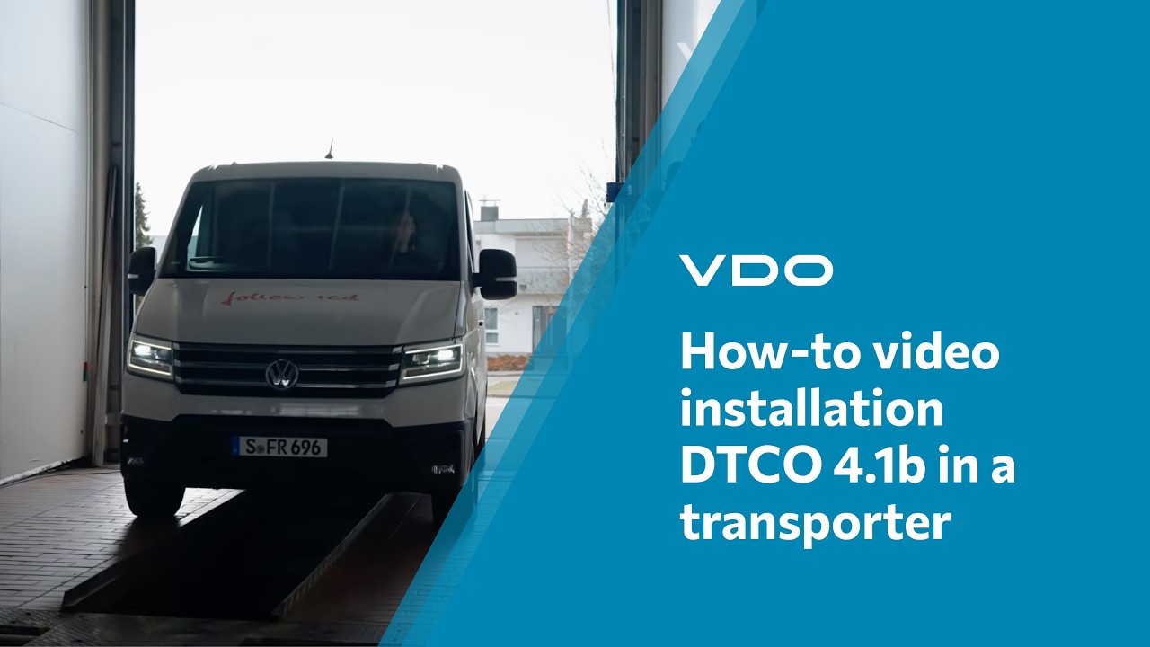 How-to video installation DTCO 4.1b in a transporter