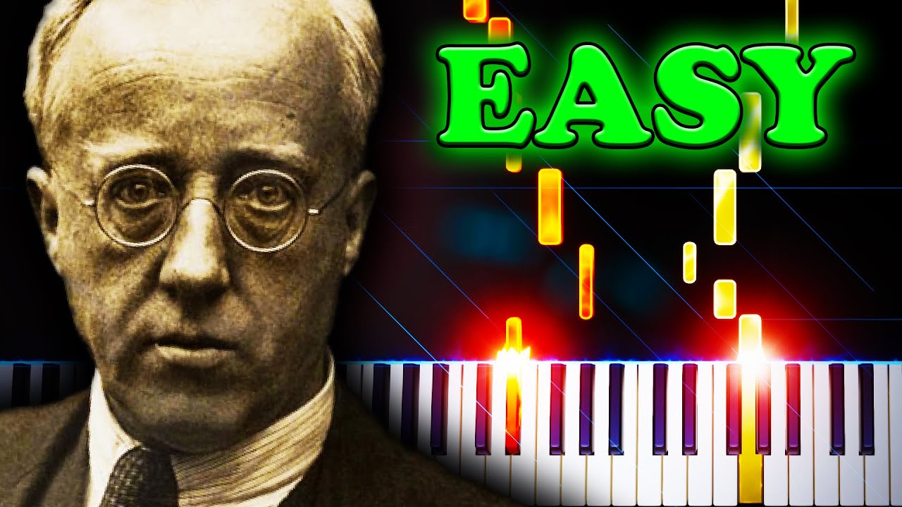 Gustav Holst - Jupiter Hymn - EASY Piano Tutorial