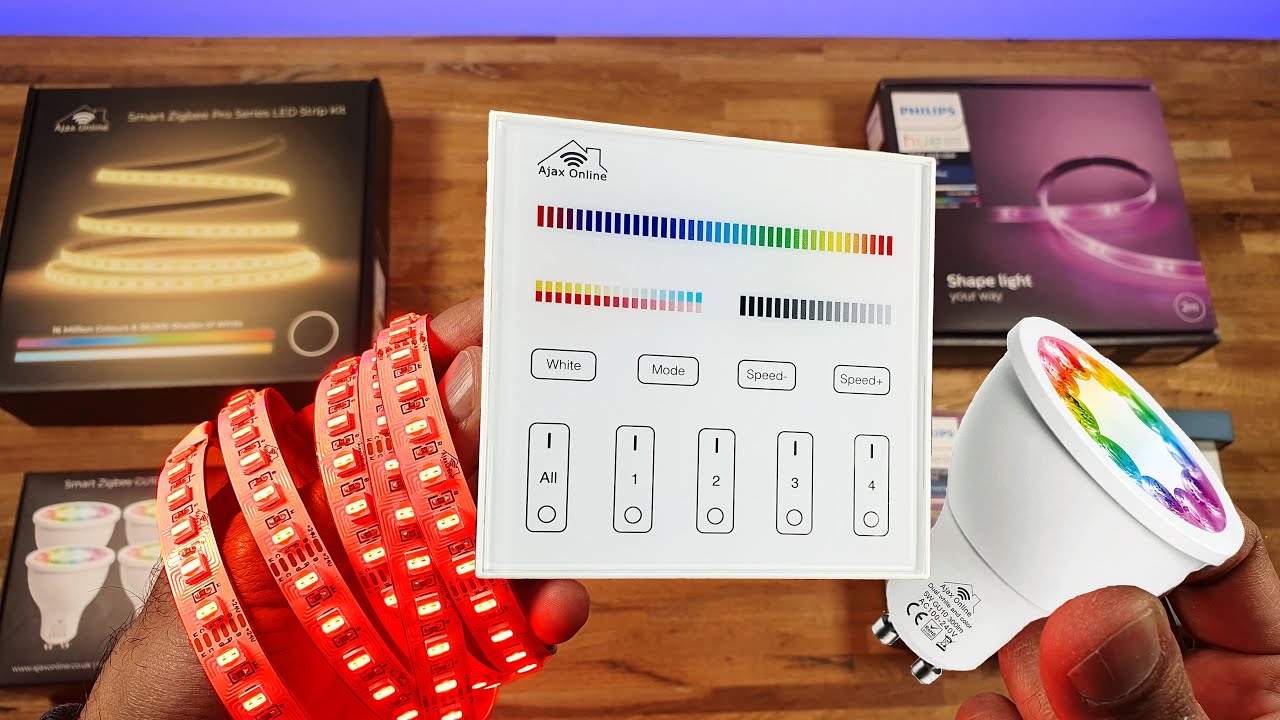 BEST Zigbee LED Strip / GU10 BULBS / REMOTE for Philips Hue / Smart Things by Ajax Online