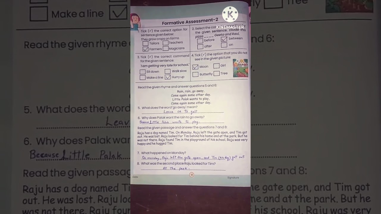 Class 6-7 English Formative Assesment 2 (2023-24)। Pravah new workbook English Formative Assesment 2