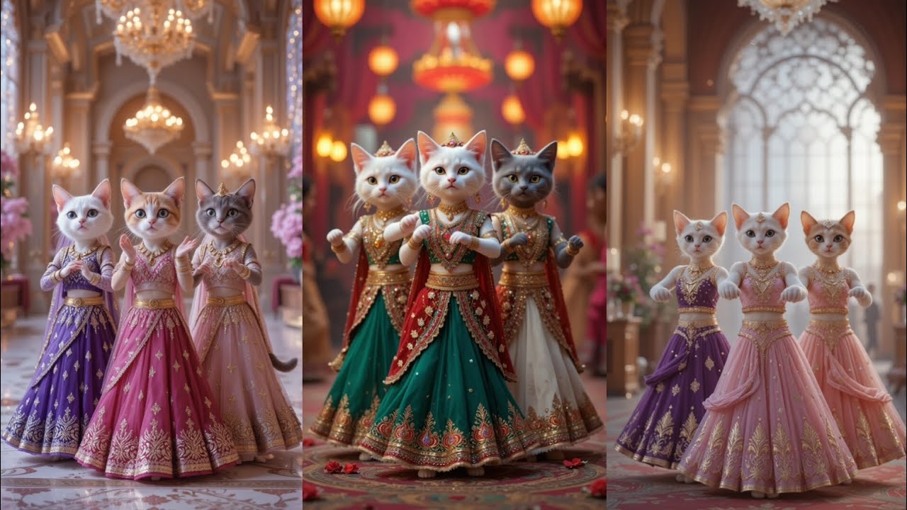 Cutest Cats Dance 💃🕺 with happiness 😍🥰.#cat #cute #catdance #viralvideo #funny @meowcatsjfv 