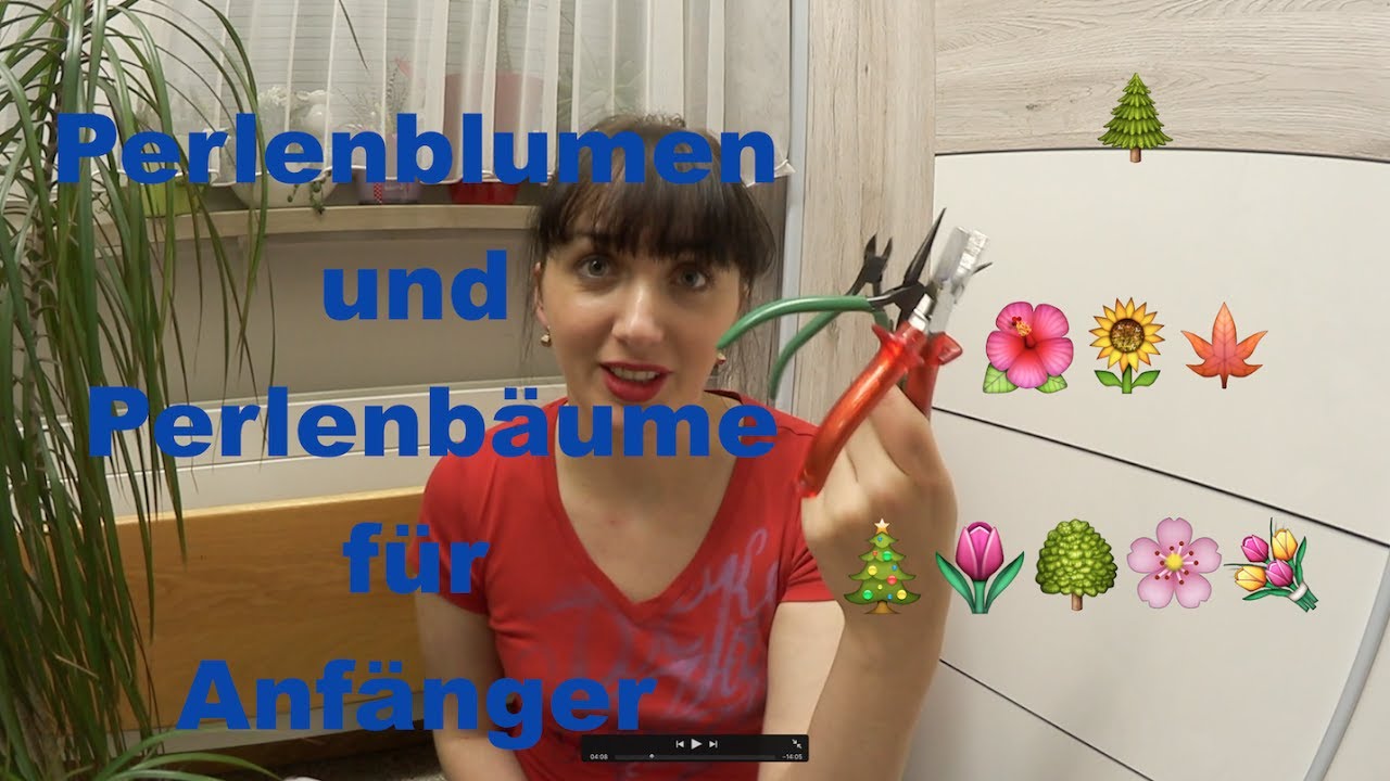 PERLENBLUMEN und PERLENBÄUME für ANFÄNGER. Anna's Perlen. PERLENKUNST