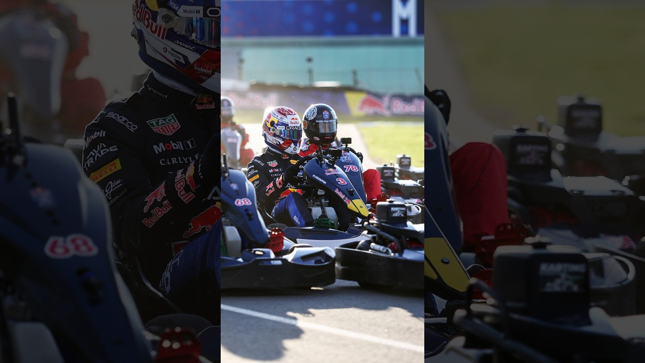 Как Макс Ферстаппен обгоняет 100 картов 🏎️ #f1 #картинг #maxverstappen
