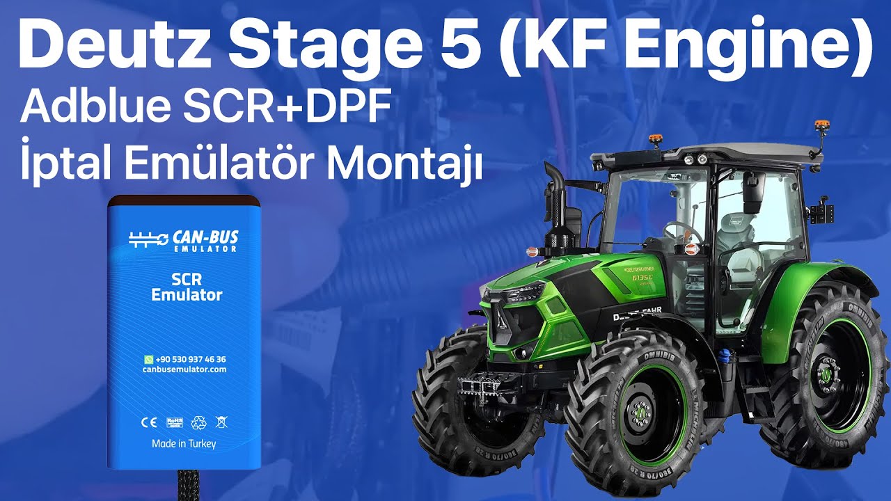 Deutz Stage 5 MD1CS089 (KF Engine) Adblue SCR+DPF İptal Emülatörü