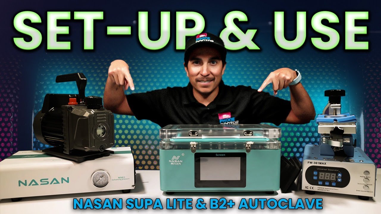 How the Supa Lite laminator works for starter refurbishing setup