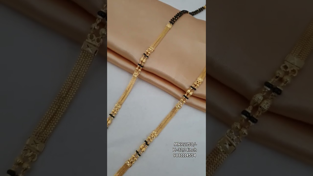Forming Mangalsutra...🔮MRP.2150/- , H-32,34inch  ,9881114554 #onegramgold #gold #mangalsutrapendent