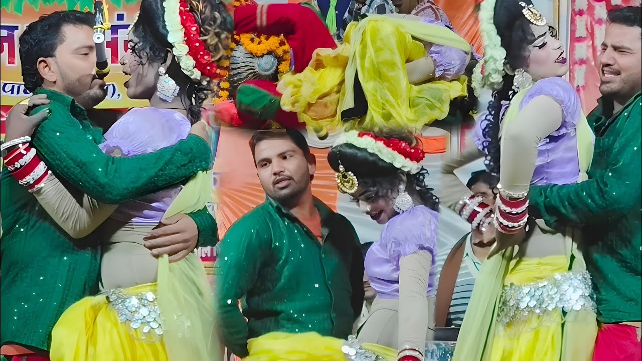 #video दुर्गेश पांडेय की नौटंकी नई रहमान और गोलू का कॉमेडी से भरा सिन - राजा हो तोहई कईसे मनाई ।