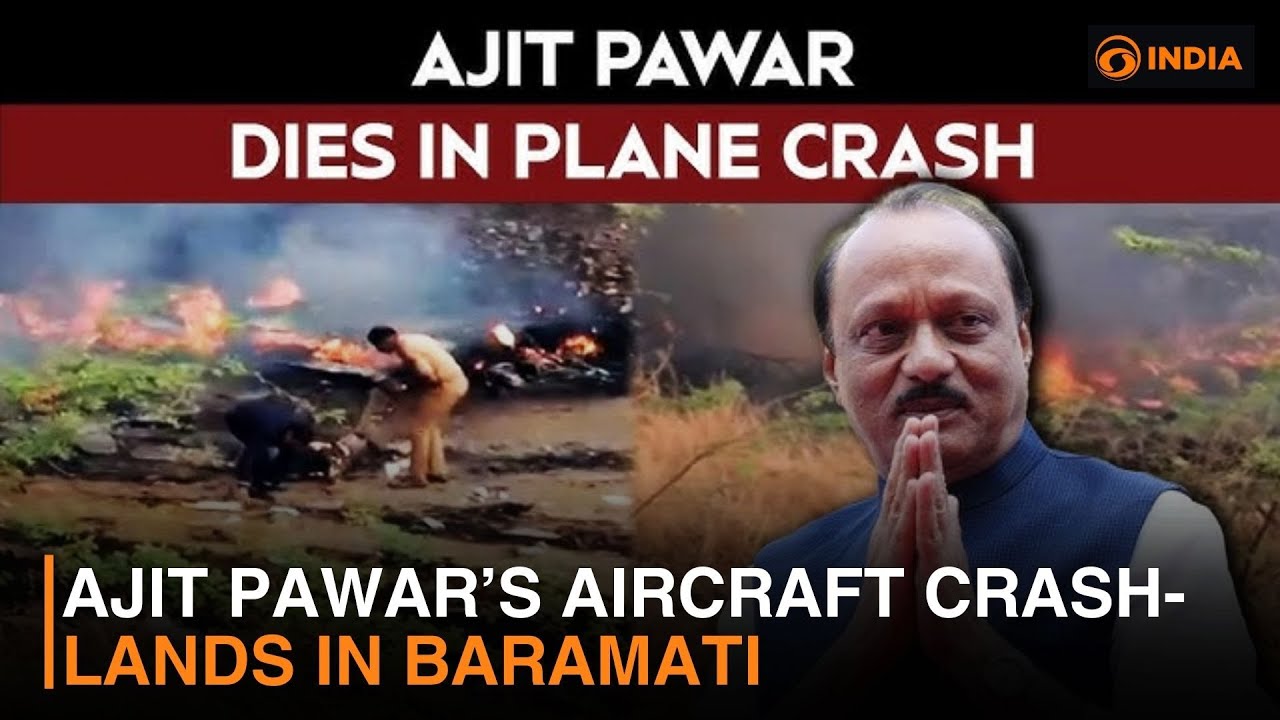 Ajit Pawar’s Aircraft Crash-Lands in Baramati | DD Newshour | 10 AM IST