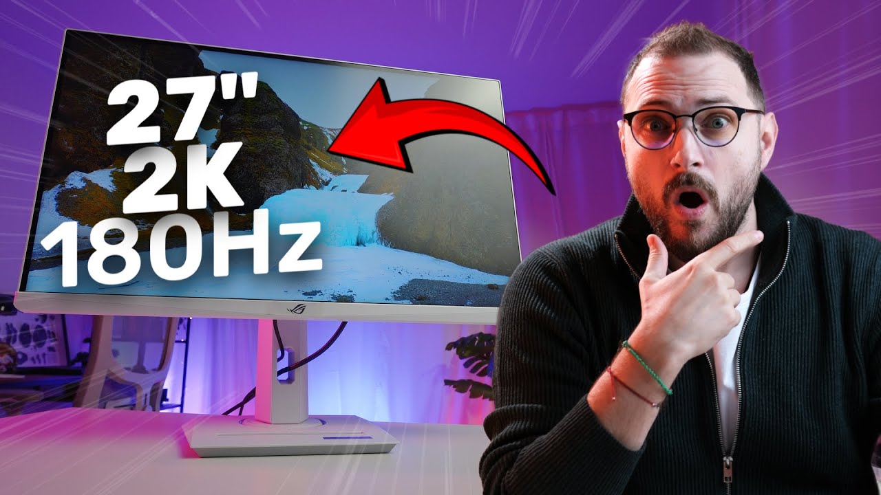 Бял, стилен и бърз – ROG Strix XG27ACS-W заслужава внимание! 👀🖥️