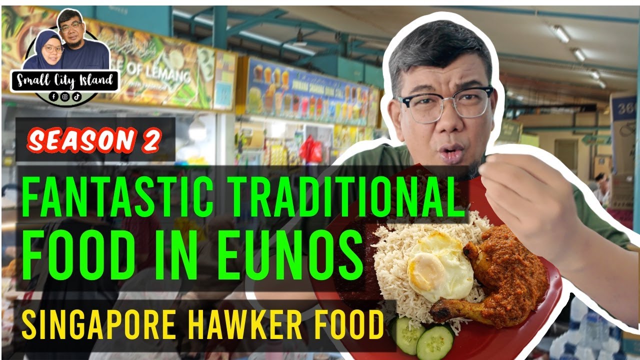 Фантастическая традиционная еда в Eunos Hawker Centre | Singapore Hawker Food S2E8