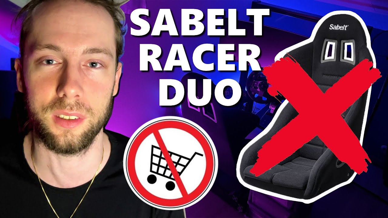 Sabelt Racer Duo HS apr&egrave;s une semaine de load cell ! N'achetez pas ce si&egrave;ge baquet ! || Sim Racing