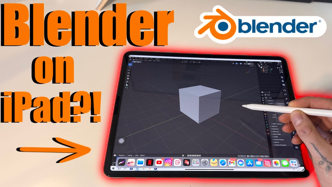 Utilisez votre iPad comme tablette graphique pour n'importe quel PC&nbsp;! - ( Blender sur iPad )