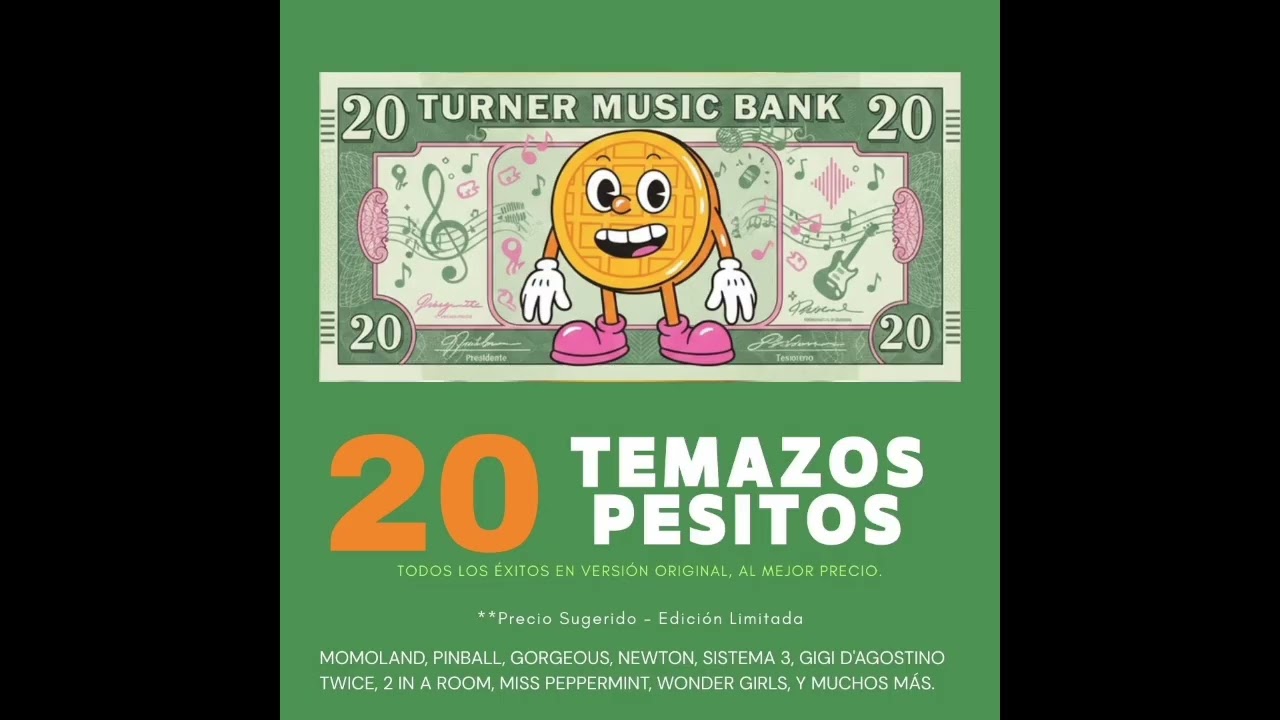20 Temazos, 20 Pesitos (2022) - 1 CD - Turner Music 🇲🇽 