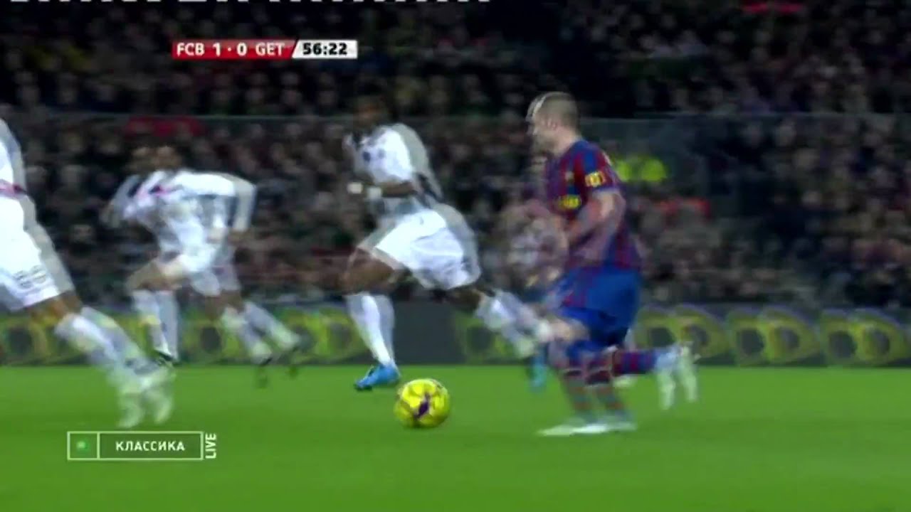 Andrès Iniesta Vs Getafe (06.02.10) By Sjurinho