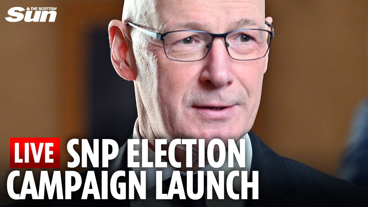John Swinney launches Scottish Parliament election campaign
