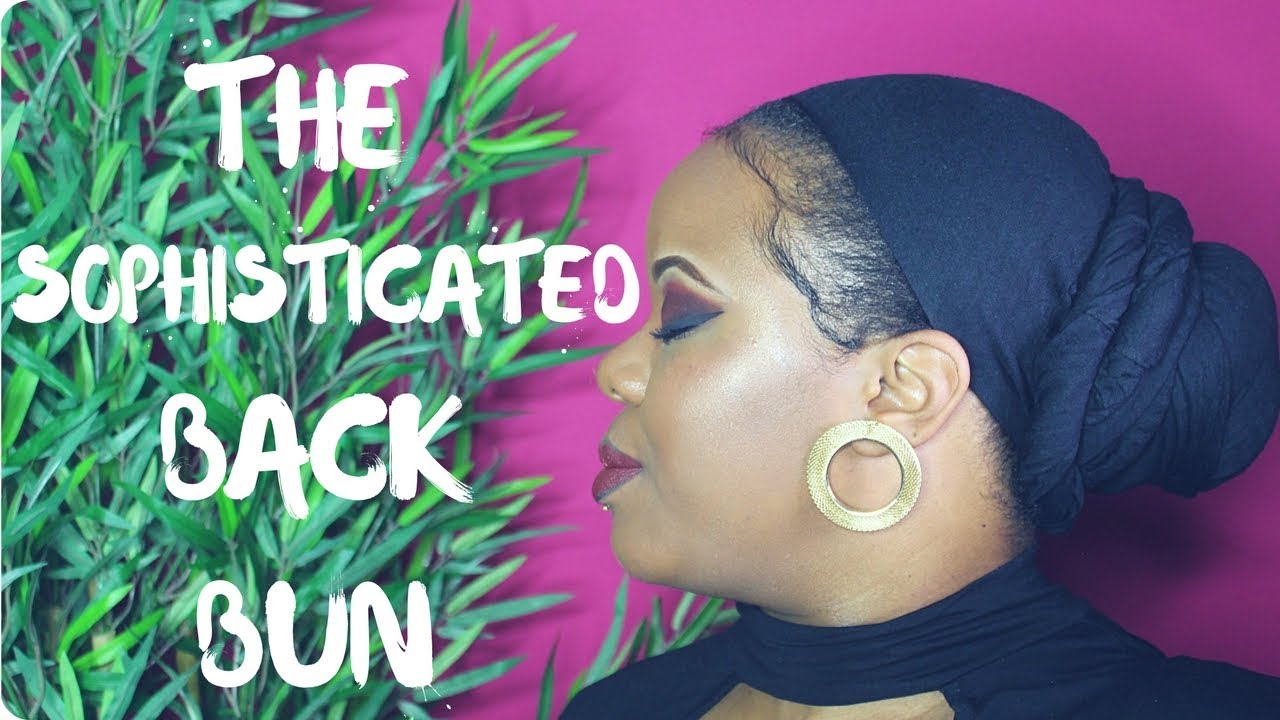 How to tie a Head Scarf: The Sophisticated Back Bun