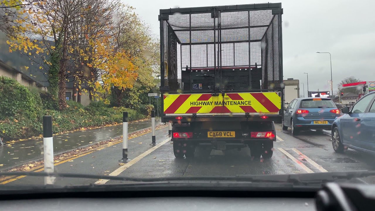 Driving in the West of Scotland - Newton Mearns to Shawlands, Glasgow - November 2021