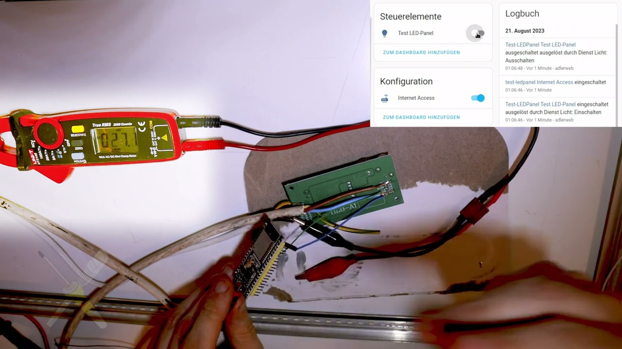 BitBastelei #557 - 12V/20V LED Deckenlampen-Dimmer mit ESP32