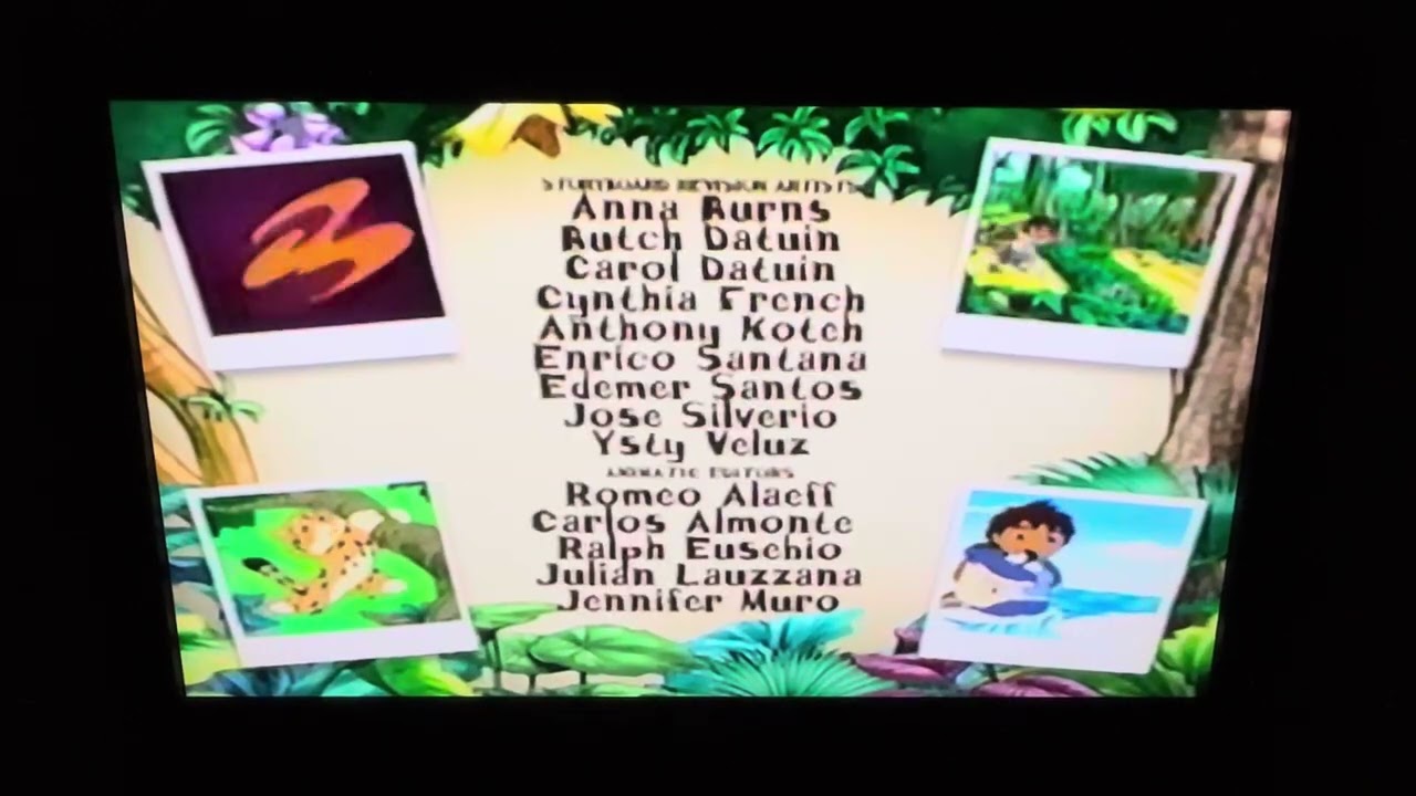 Closing to Go, Diego, Go!: The Great Dinosaur Rescue 2006 VHS