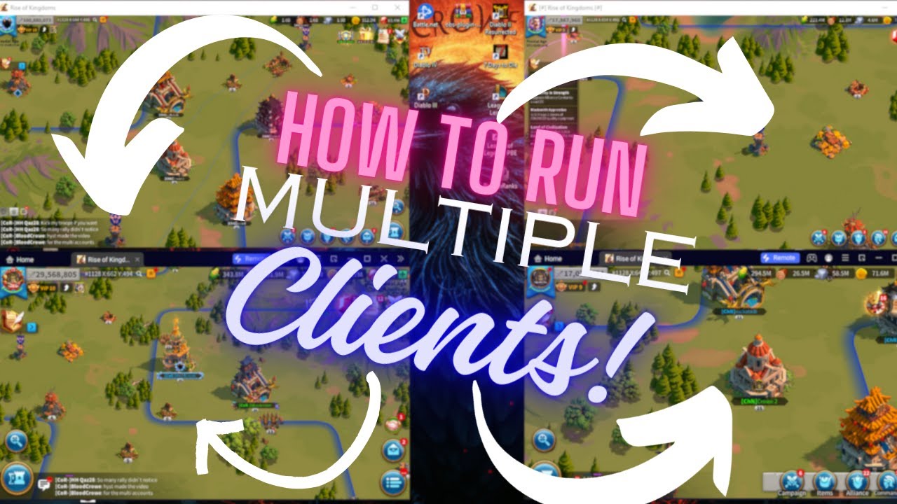 Farm, Fight and Gather like a Pro | Multiple Clients| Rise of Kingdoms