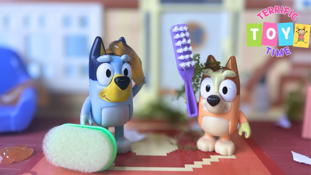 Bluey Gets Ready for Muffin | Bluey Toys