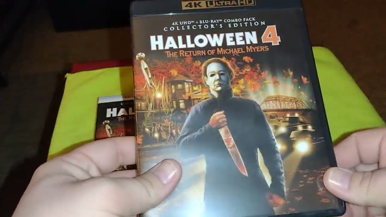 Halloween 4 The Return of Michael Myers 4k Collectors Edition Unboxing